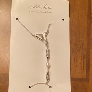 Ethika Silver and Pearl Bracelet